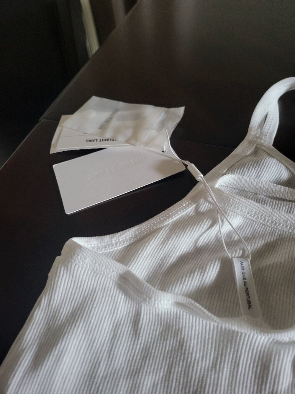 Helmut Lang Asymmetrical Rib Slip Tank Size XS